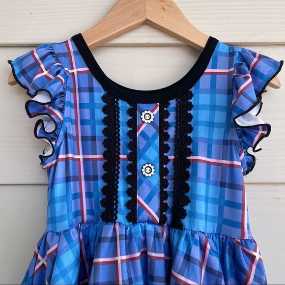 Charlie’s Project Toddler Girls Tiered Twirly Dress Size 3/4T Pinafore Wedding - Picture 5 of 10